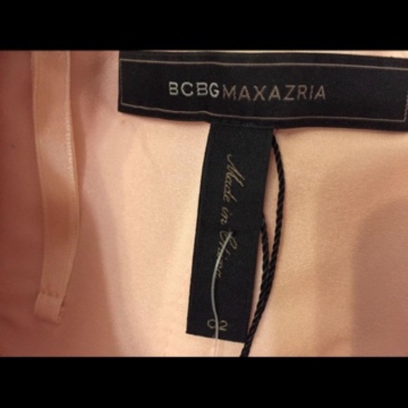 BCBG pink One Shoulder Draped Gown - Picture 3 of 4